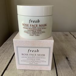 New Fresh Rose Face Mask 3.3 fl oz Full size 100ml
