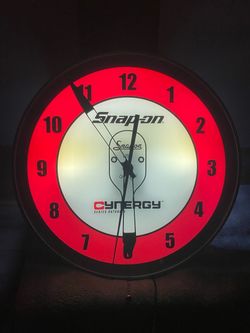 Snap-on 15” Bubble Clock