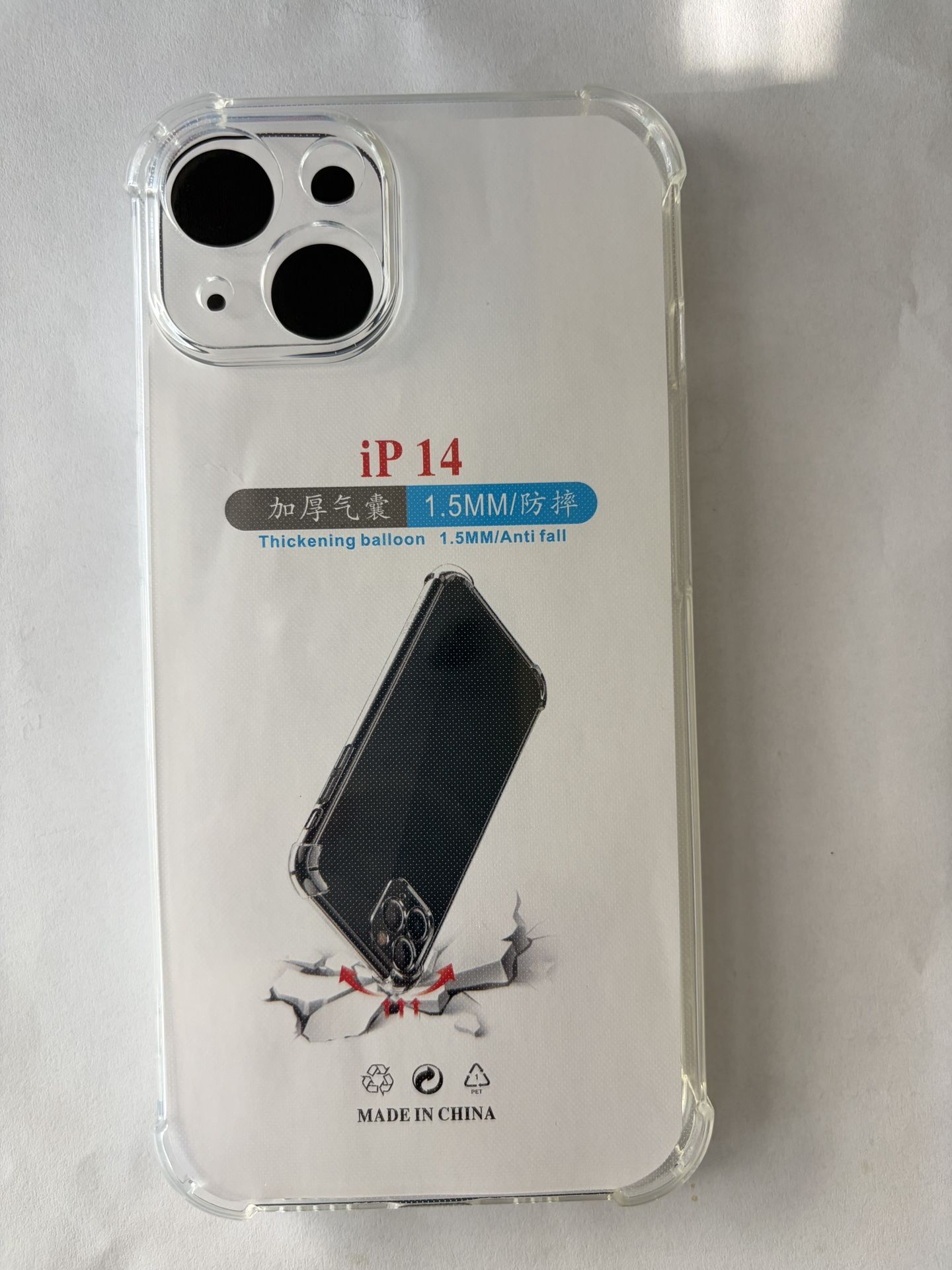 Iphone 14 Clear Case With Tempered Glass Screen