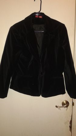 Short waist VELOR JACKET