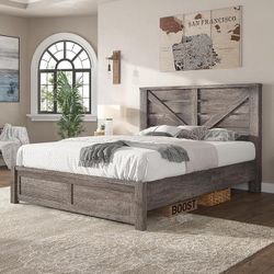 Queen Set Without The Mattress With (1) Night Stand, Mirror And Dresser
