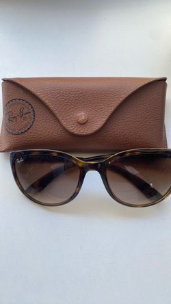 Ray-Ban Tortoise Cat-Eye Sunglasses with Case