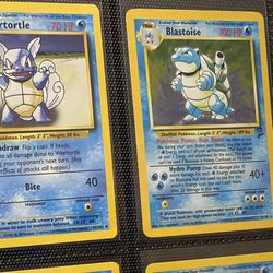 Pokemon Cards Blastoise 