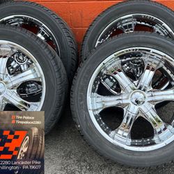 Used like new size #20 rims and tires 6/139 tires like new 275/45/20 $1000 tires