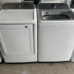 Súper Clean Samsung Washer And Electric Dryer 