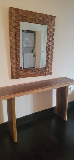 Hallway Table and Mirror