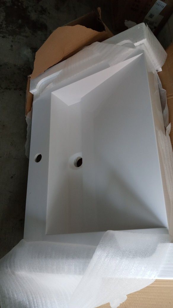 Brand New Beautiful White Bath Sink