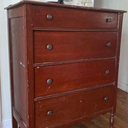 Vintage Wooden Dresser