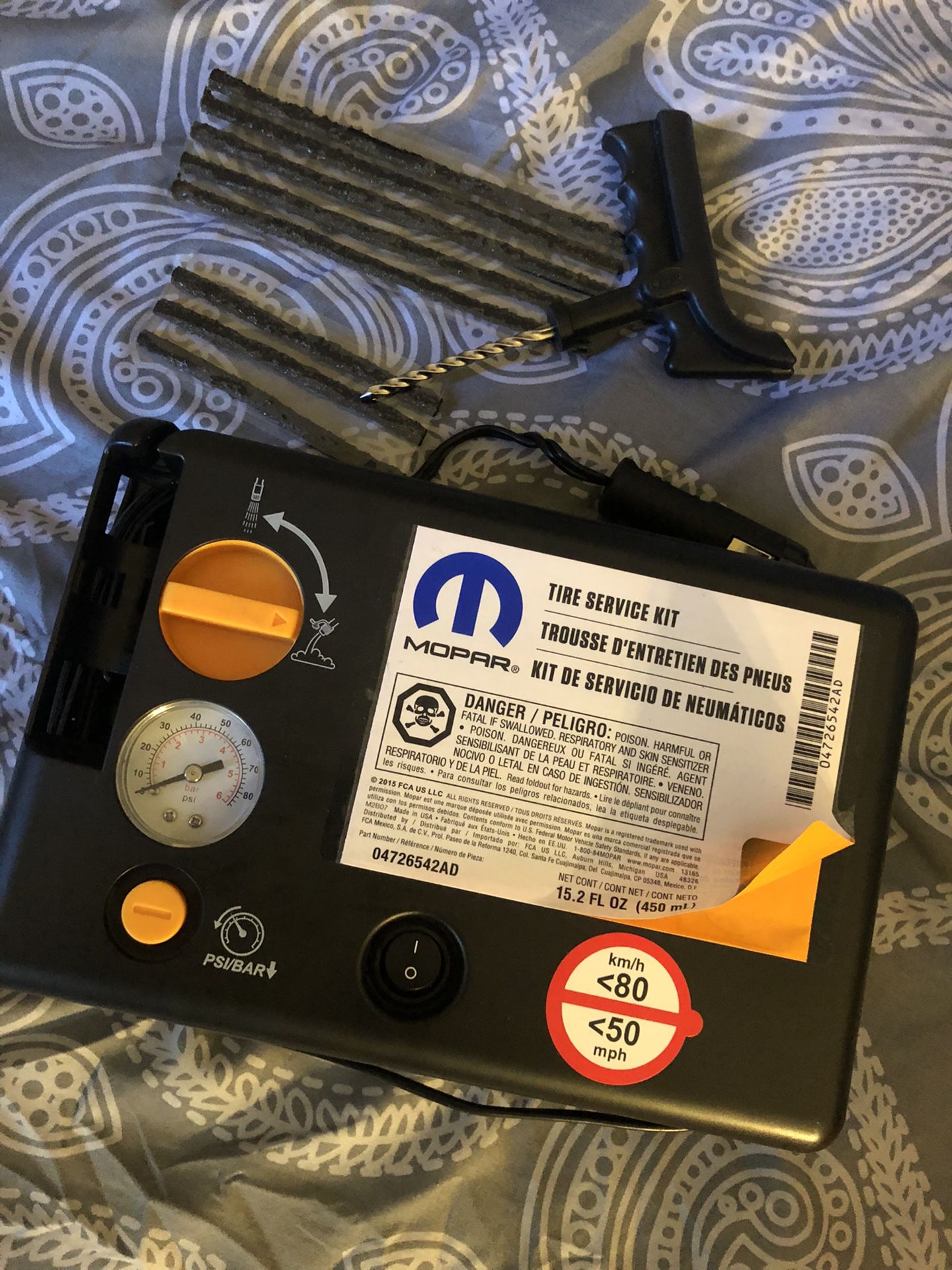 Tire Inflator Kit