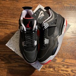 Air Jordan 4 Bred “Reimagined “ Multiple Sizes