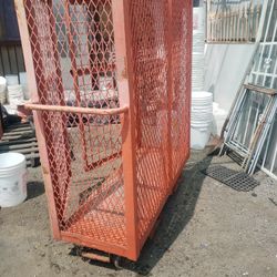 Rolling Metal Box With  Opening Doors 