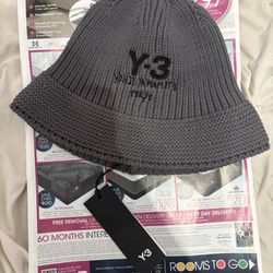 Y-3 HERITAGE KNIT BUCKET HAT 