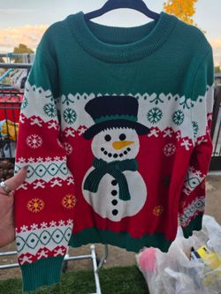 Snowman sweater size 6