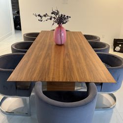 Walnut Wood Dining Table