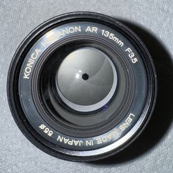 Konica Lense Hexanon AR 135mm/F3.5 BUNDLE
