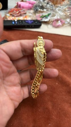 San Judas Tadeo Gold Plated Bracelet – NEW ✨