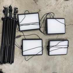 4 Packs LED light Panels