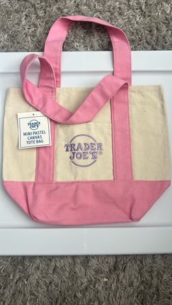 TRADER JOE’S PASTEL MINI TOTE BAG