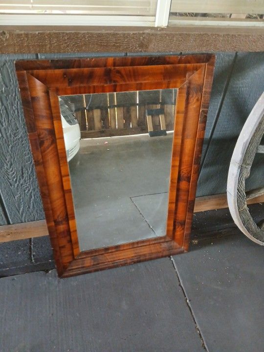 Mahogany Mirror Dates About 1870