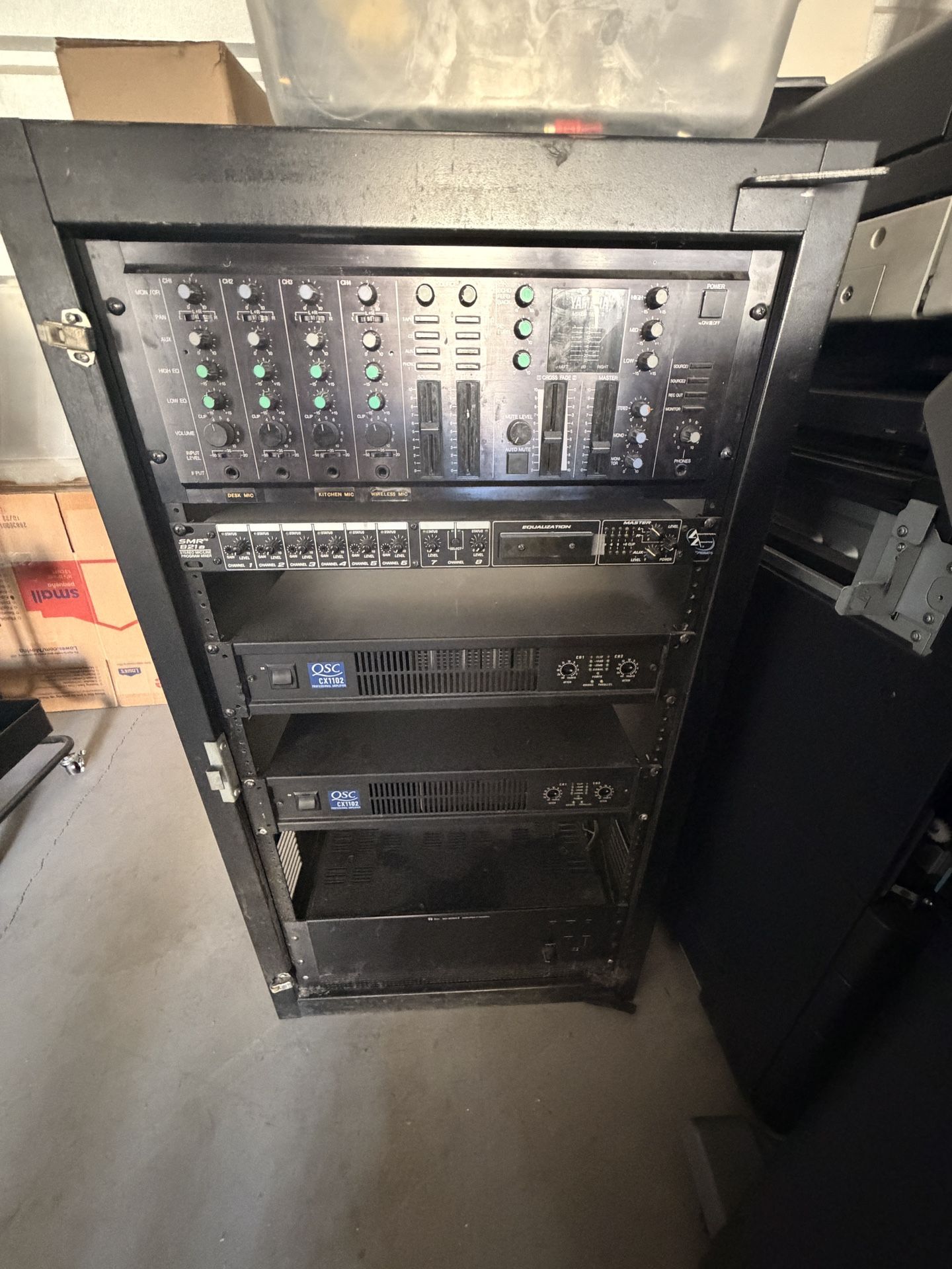 Entertainment Cabinet Stereo - Amplifier & Receiver