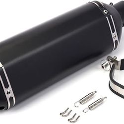 Motorcycle,scooter exhaust muffler (Matt black)