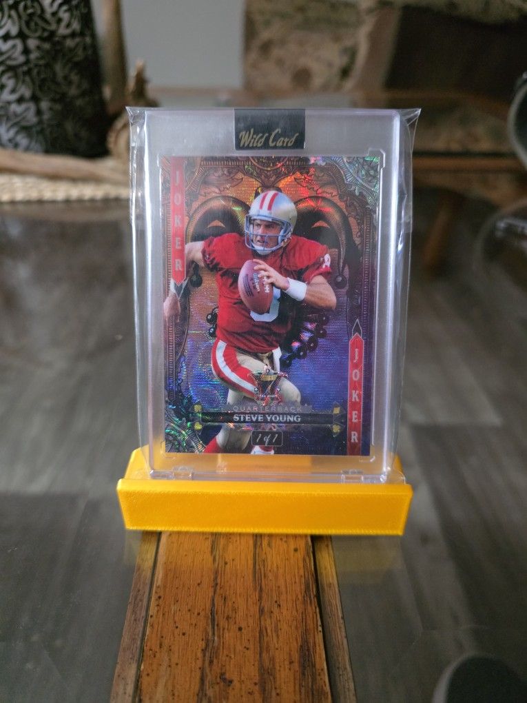 Steve Young - 2024 Wild Card Joker 1 Of 1 ! 49ers