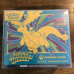 Ascended Heroes Pokémon Center ETB (some small rips in seal. See images)