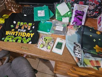 Minecraft party supplies