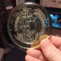 Antique Glass Coaster