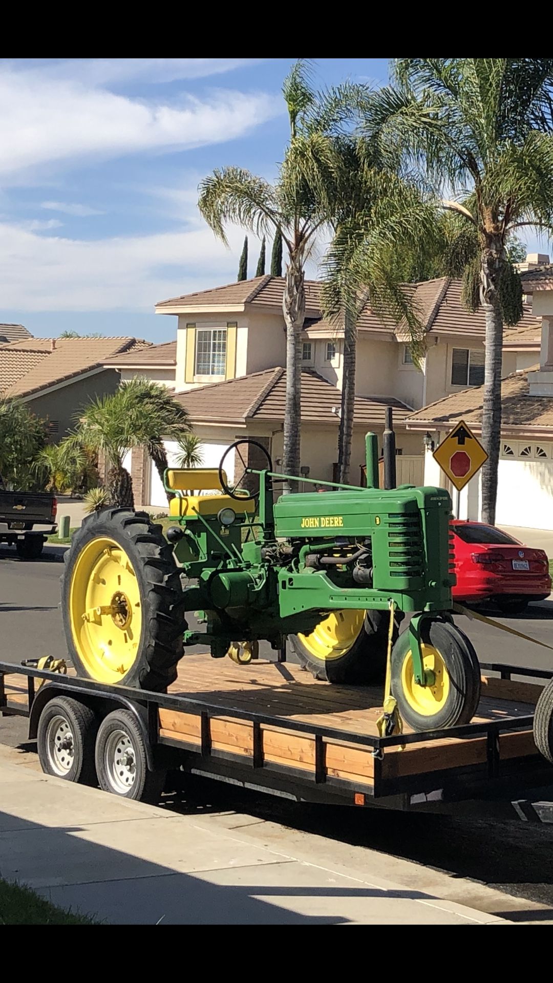 1950-52 John Deere Tractor, Open to Trades Of The Same Value. Trailer Not Included.