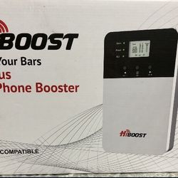 HiBoost Cell Phone Signal Booster to 4,000 sq ft, Cell Booster for Home, Cell Phone Boosts 5G & 4G LTE for All U.S. Carriers,Built in Antenna 4K Plus