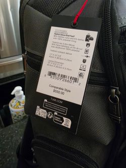Tumi Hendrick Deluxe Brief NWT * Macbook ready
