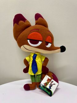 Disney Zootopia Nick Wilde Plush NEW