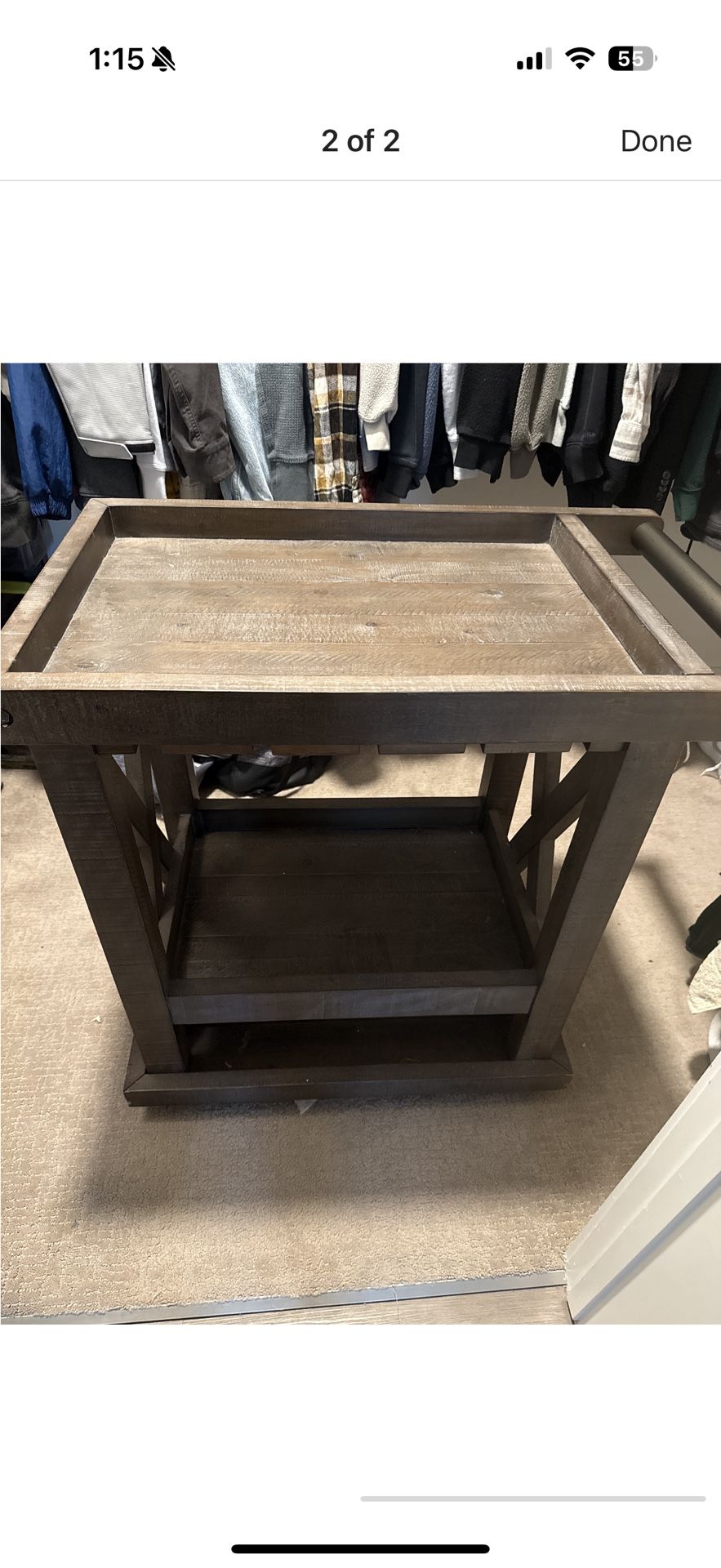 Bar Cart And Coffee Table- Living Spaces