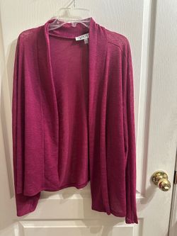 Kasper Fuchsia Cardigan