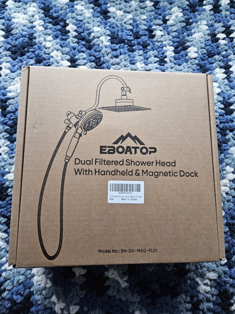  Wide Rain Shower Head with Handheld, High Pressure Rainfall Showerhead Combo with Arm for Bathroom Accessories, Home Decor, Detachable Dual Shower w