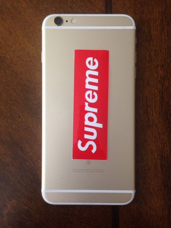 Supreme Phone Stickers