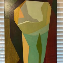 Original Abstract Oil Painting By Liane Ricci