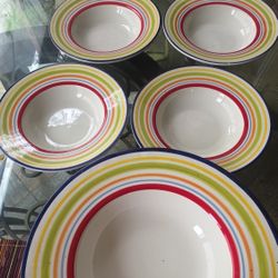 Certified International Pasta Bowls Set