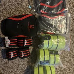 Knee Wraps, Knee Sleeves 