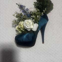 DIY Blue Decorative Heel