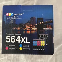 GPC Image 564XL Premium Ink Cartridges (6-Pack) – For HP Printers – NEW 