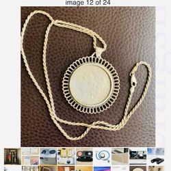 1882 Morgan Silver Dollar Coin Necklace