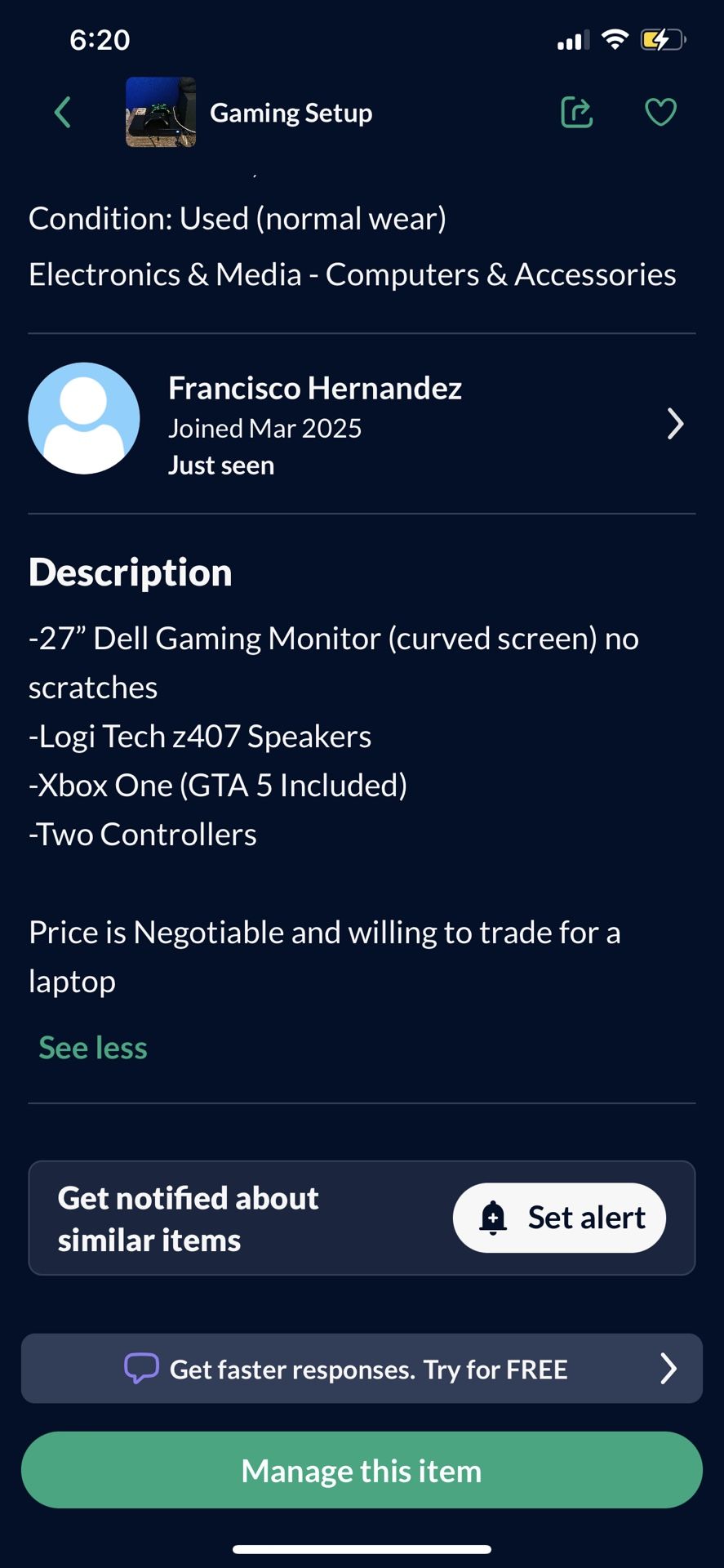 Console And Monitor (Please Read Picture For Description),All Products : American Fashion Style Bags On Sale