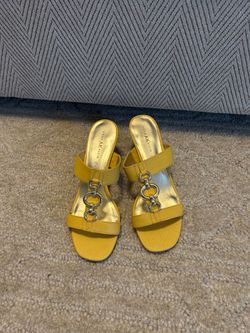 Yellow Mule Sandals