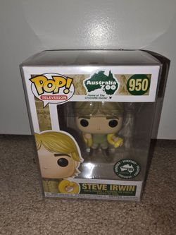 Steve Irwin #950 Limited Edition Crocodile Hunter Funko Pop Vinyl NIB w Protective Case