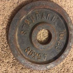10 lb Single Olympic Weight Plate 2”