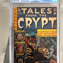 Tales From The Crypt #36 (1953) CGC 6.0 — Ray Bradbury; Davis Vampire Cover