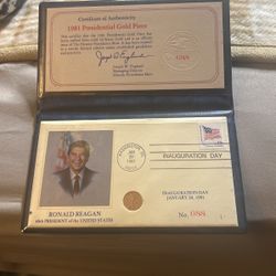 1981 Presidential Gold Piece 