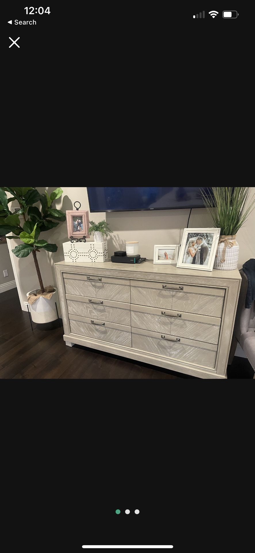 Dressed And Two Nightstands